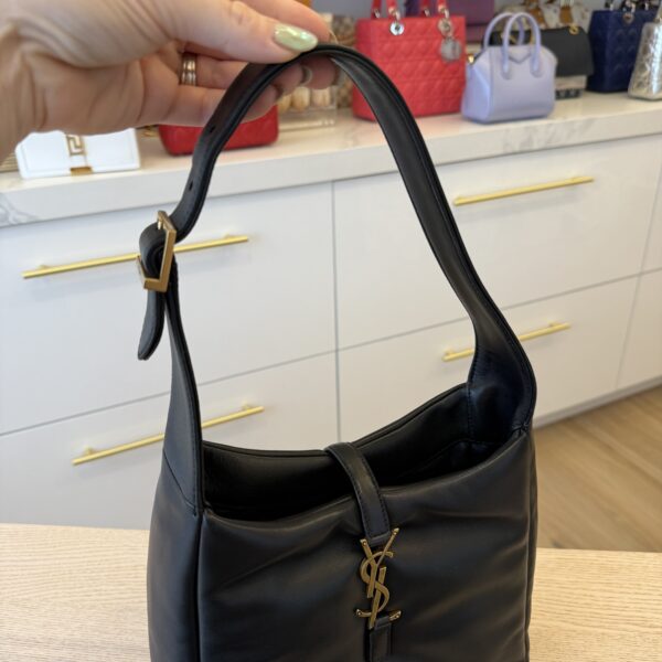 Saint Laurent (YSL) Le 5 a 7 Supple Small Black Padded