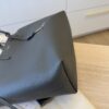 Saint Laurent (YSL) Calfskin Large Shopping Tote Storm