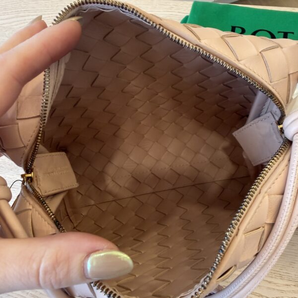 Bottega Veneta Nappa Intrecciato Small Loop Camera Bag Lotus
