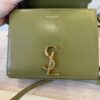Saint Laurent (YSL) Mini Cassandra Leather Top Handle Bag Vert Olive