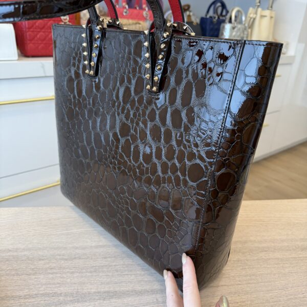 Christian Louboutin N/S Cabata Zipped Embossed Tote Bag
