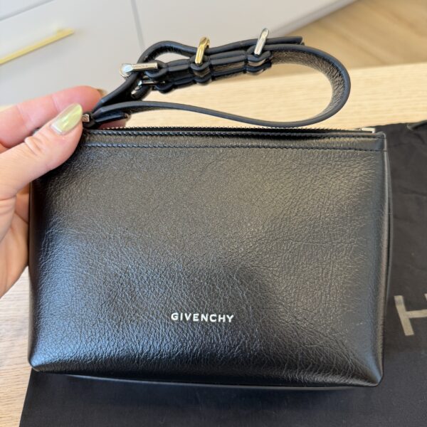 Givenchy Black Voyou Small Leather Pouch