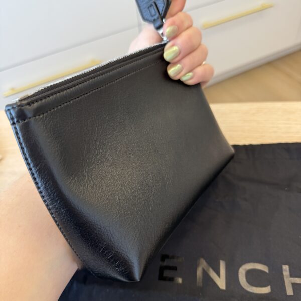 Givenchy Black Voyou Small Leather Pouch