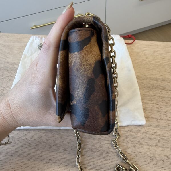 Christian Louboutin Loubi54 Leopard-Print Chain Shoulder Bag