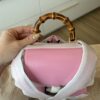 Gucci Calfskin Bamboo Backpack Pink