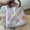 Gucci Calfskin Bamboo Backpack Pink