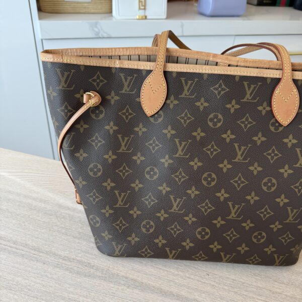 Louis Vuitton Monogram Neverfull MM Beige