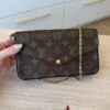 Louis Vuitton Monogram Pochette Felicie Chain Wallet