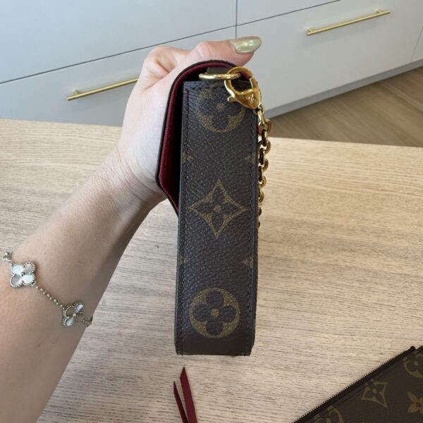 Louis Vuitton Monogram Pochette Felicie Chain Wallet