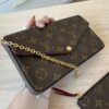 Louis Vuitton Monogram Pochette Felicie Chain Wallet