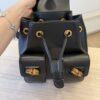 Gucci Calfskin Bamboo Backpack Black