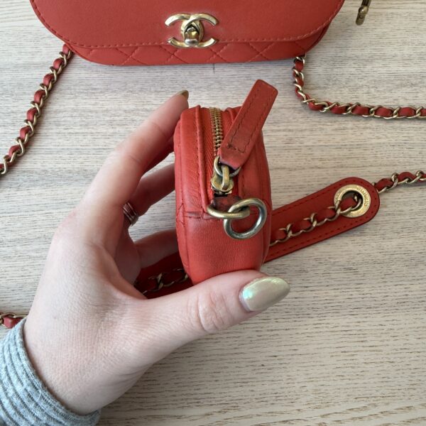 Chanel Multi Pouching Flap With Coin Purse Quilted Calfskin Leather Crossbody Bag