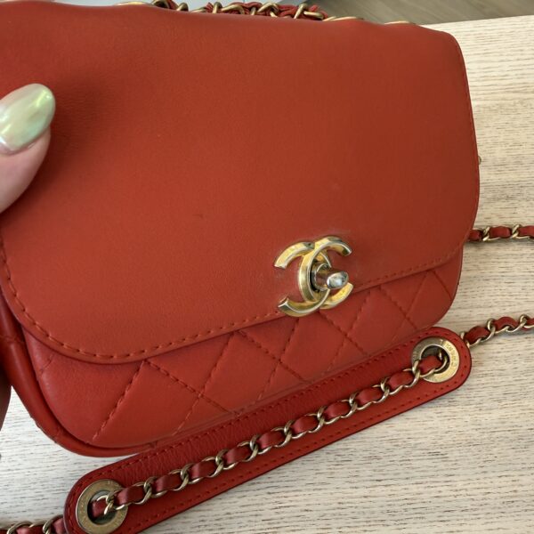 Chanel Multi Pouching Flap With Coin Purse Quilted Calfskin Leather Crossbody Bag