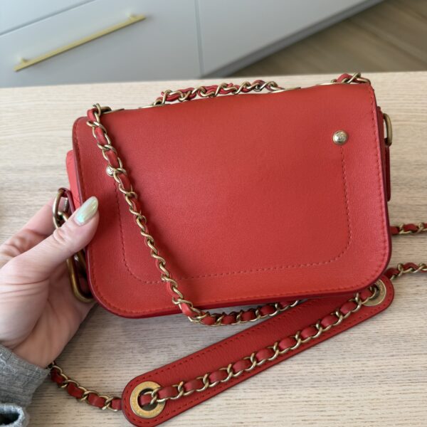 Chanel Multi Pouching Flap With Coin Purse Quilted Calfskin Leather Crossbody Bag