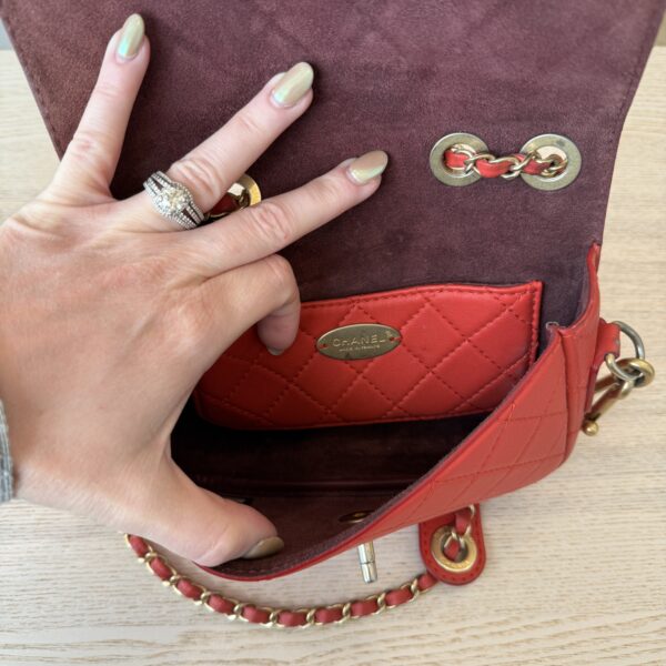 Chanel Multi Pouching Flap With Coin Purse Quilted Calfskin Leather Crossbody Bag