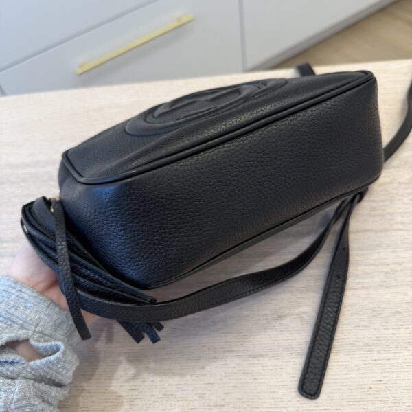 Gucci Calfskin Small Soho Disco Bag Black