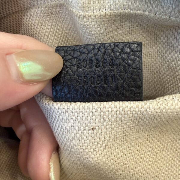 Gucci Calfskin Small Soho Disco Bag Black