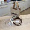 Loewe Paula's Ibiza Logo Convertible Tote Raffia Mini