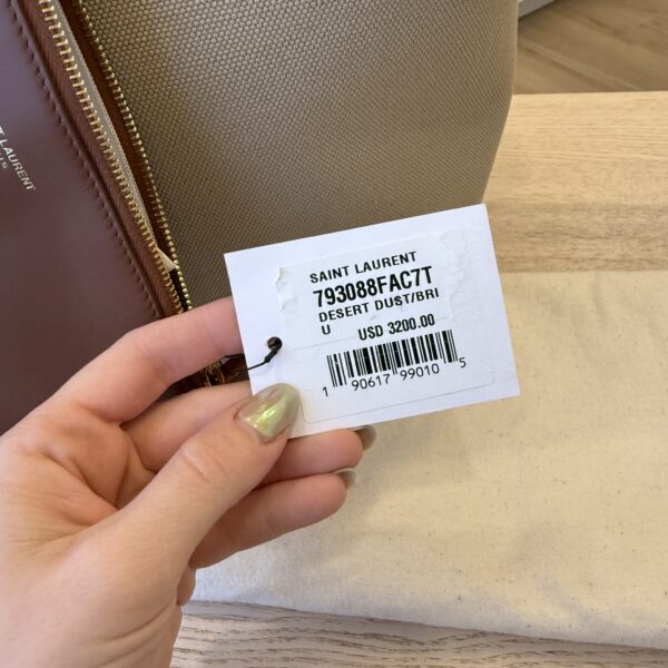 Saint Laurent (YSL) Le 5 A 7 Hobo Bag Desert Dusk and Brick