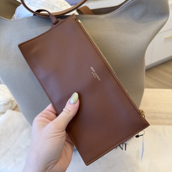 Saint Laurent (YSL) Le 5 A 7 Hobo Bag Desert Dusk and Brick