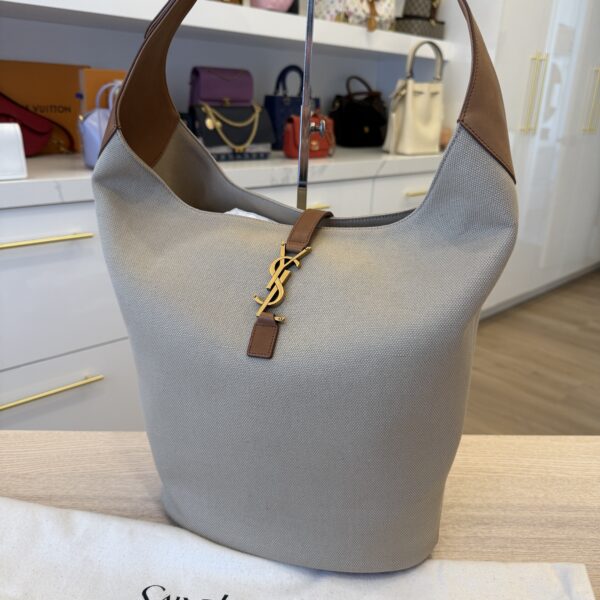 Saint Laurent (YSL) Le 5 A 7 Hobo Bag Desert Dusk and Brick