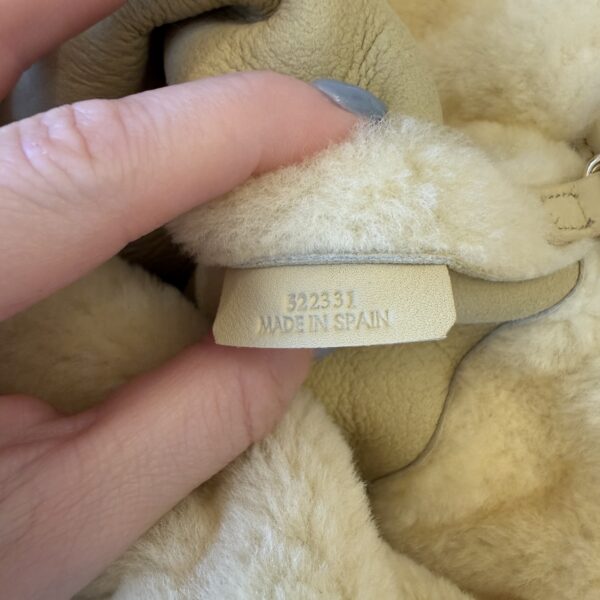 Loewe Shearling Medium Flamenco Knot Bag