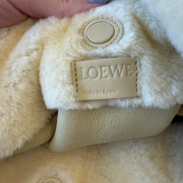 Loewe Shearling Medium Flamenco Knot Bag