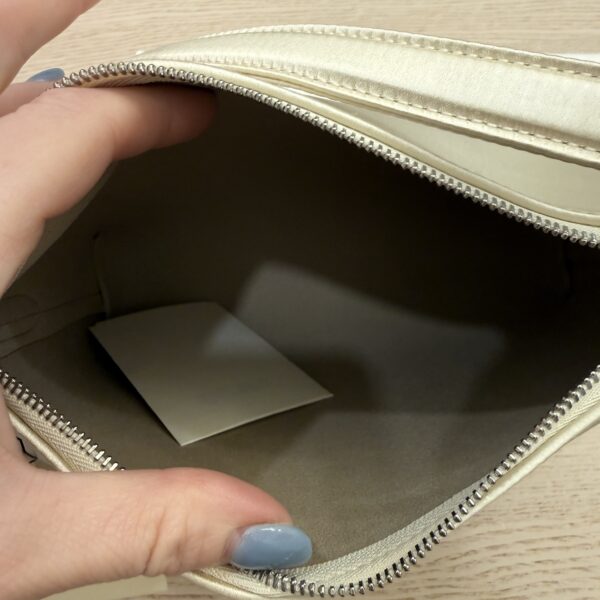 Toteme Women's Bevel Satin Wristlet Ecru