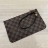 Louis Vuitton Damier Ebene Neverfull Pochette MM/GM Rose Ballerine