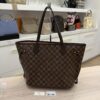 Louis Vuitton Damier Ebene Neverfull MM Rose Ballerine