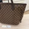 Louis Vuitton Damier Ebene Neverfull MM Rose Ballerine