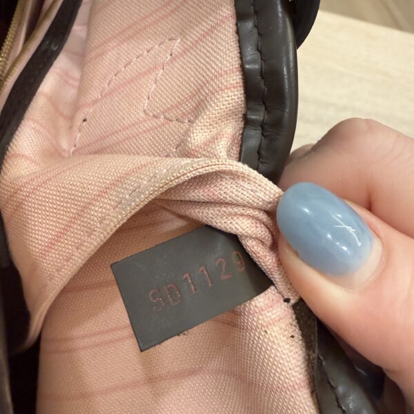 Louis Vuitton Damier Ebene Neverfull MM Rose Ballerine