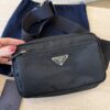 Prada Re-Nylon and Saffiano Leather Belt Bag