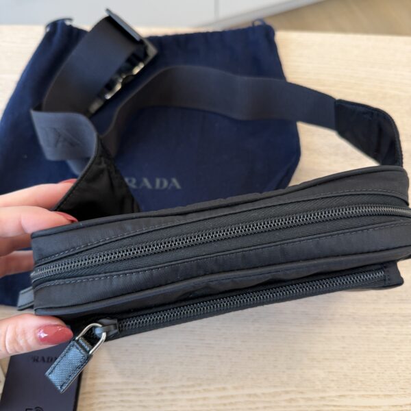 Prada Re-Nylon and Saffiano Leather Belt Bag