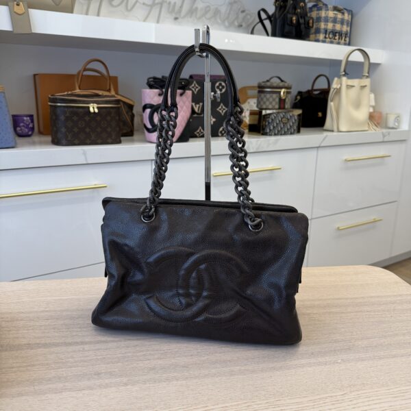 Chanel Caviar Leather Petite Timeless Tote