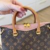 Louis Vuitton Monogram Pallas BB Rose Ballerine