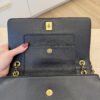 Chanel Mademoiselle Vintage Flap Bag Quilted Sheepskin Medium Black