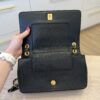 Chanel Mademoiselle Vintage Flap Bag Quilted Sheepskin Medium Black