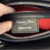Christian Dior Lambskin Cannage Medium Lady Dior Silver Hardware Black