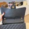 Chanel Caviar Quilted Maxi Single Flap Black Gold Hardware