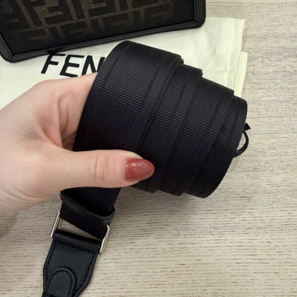 Fendi Iconic Peekaboo Iseeu FF Fabric Crossbody Bag