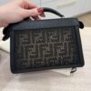 Fendi Iconic Peekaboo Iseeu FF Fabric Crossbody Bag