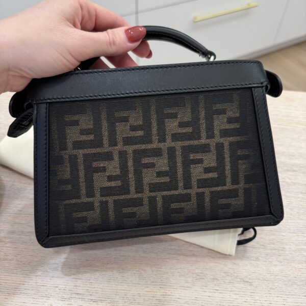 Fendi Iconic Peekaboo Iseeu FF Fabric Crossbody Bag