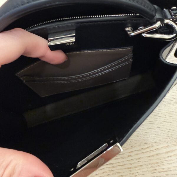 Fendi Iconic Peekaboo Iseeu FF Fabric Crossbody Bag