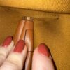 Celine Large Cosmetic Pouch in Triomphe Canvas and Calfskin
