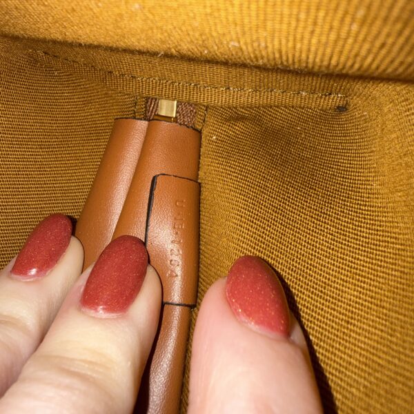 Celine Large Cosmetic Pouch in Triomphe Canvas and Calfskin