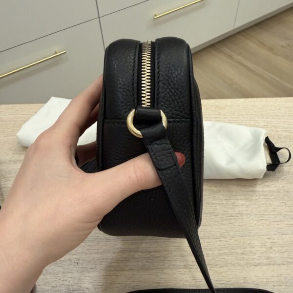 Gucci Calfskin Small Soho Disco Bag Black