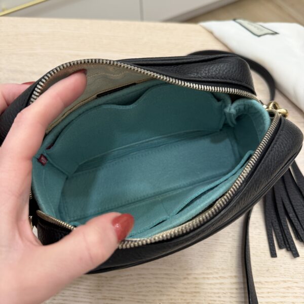 Gucci Calfskin Small Soho Disco Bag Black