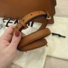 Fendi Vitello Seta Shiny Nappa Medium Peekaboo I SEE U Satchel Caramel