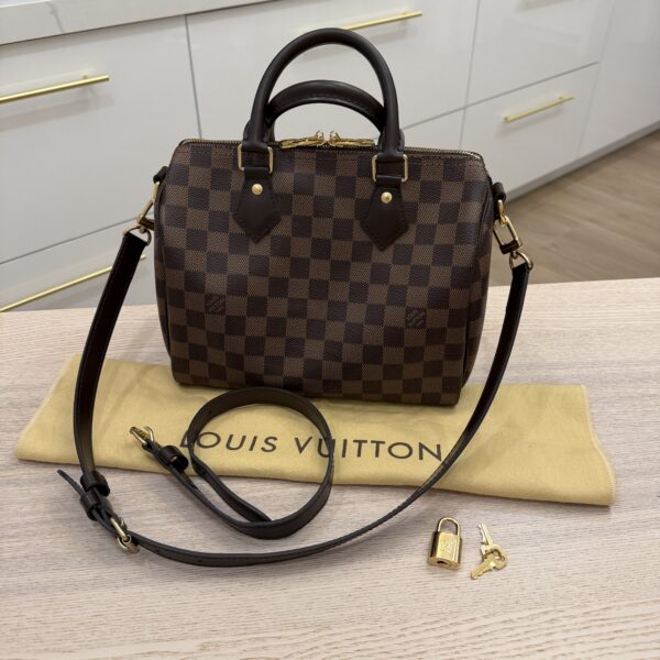 Louis Vuitton Damier Ebene Speedy 25 Bandouliere NM